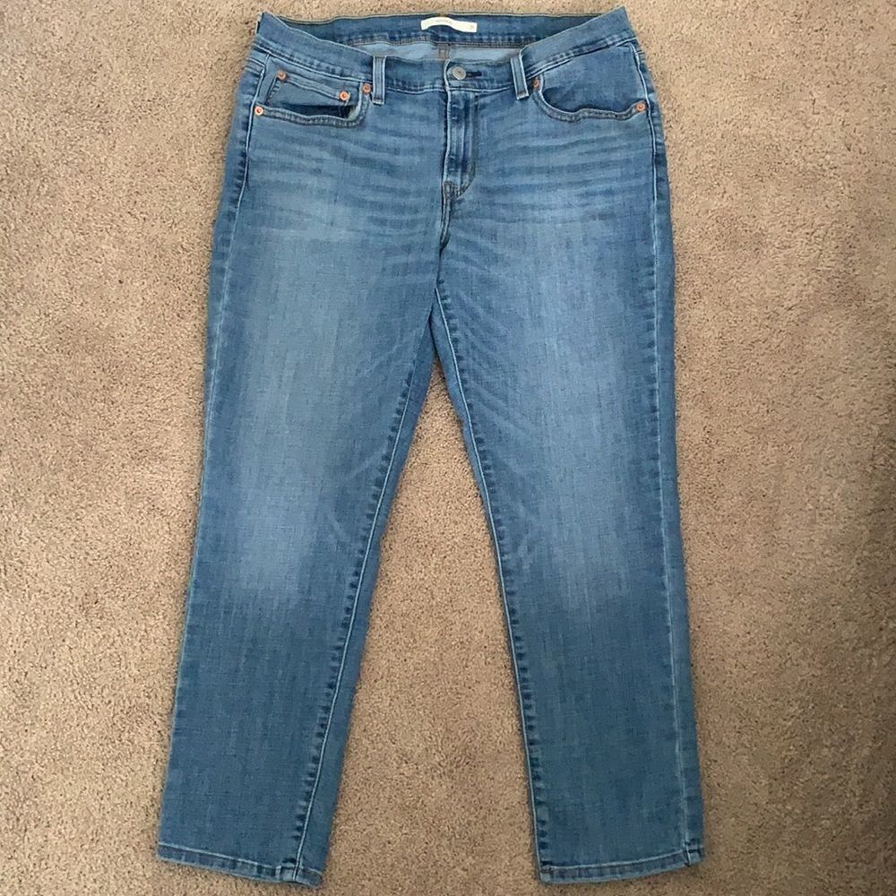 Levi’s Boyfriend Jean with Stretch Womens Sz 31 / 27 - Picture 2 of 10